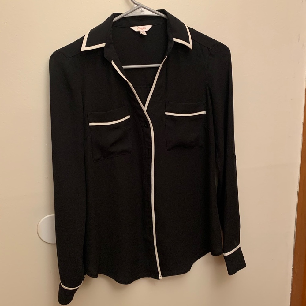 Black Button Down